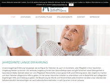 Tablet Screenshot of pflegeteam-marienhoehe.de